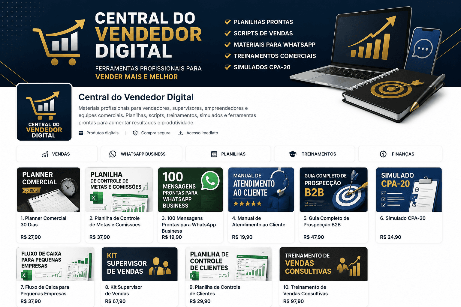 Central do Vendedor Digital